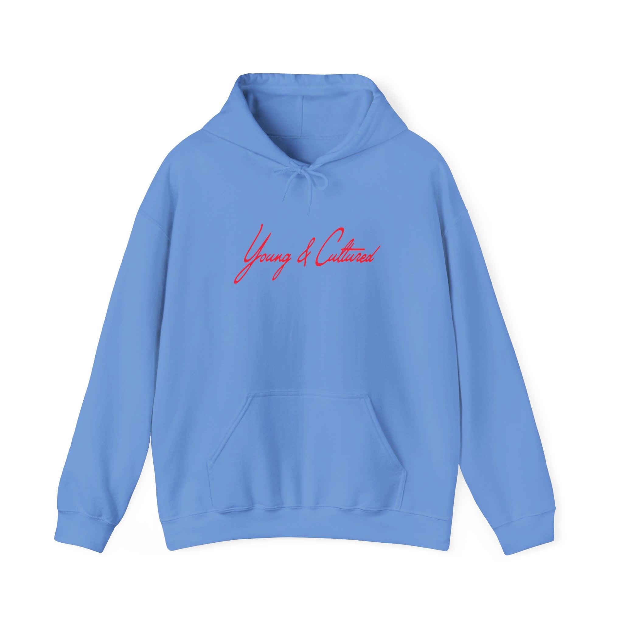 Neon Red Signature Logo Hoodie