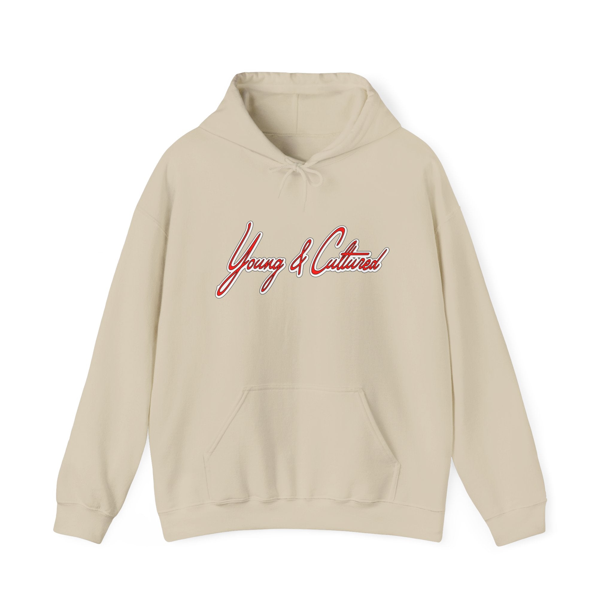 White Offset Red Signature Hoodie