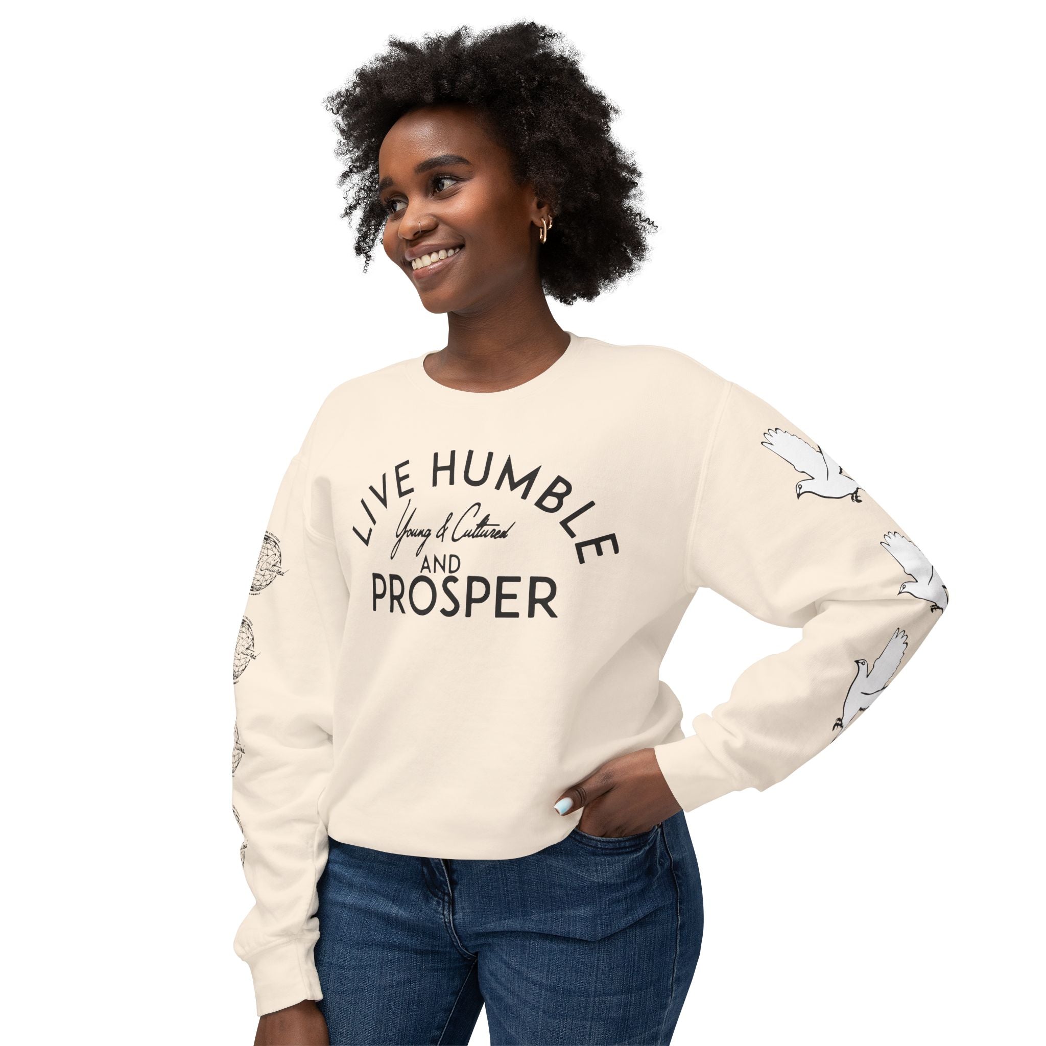 Unisex Lightweight Crewneck Sweatshirt